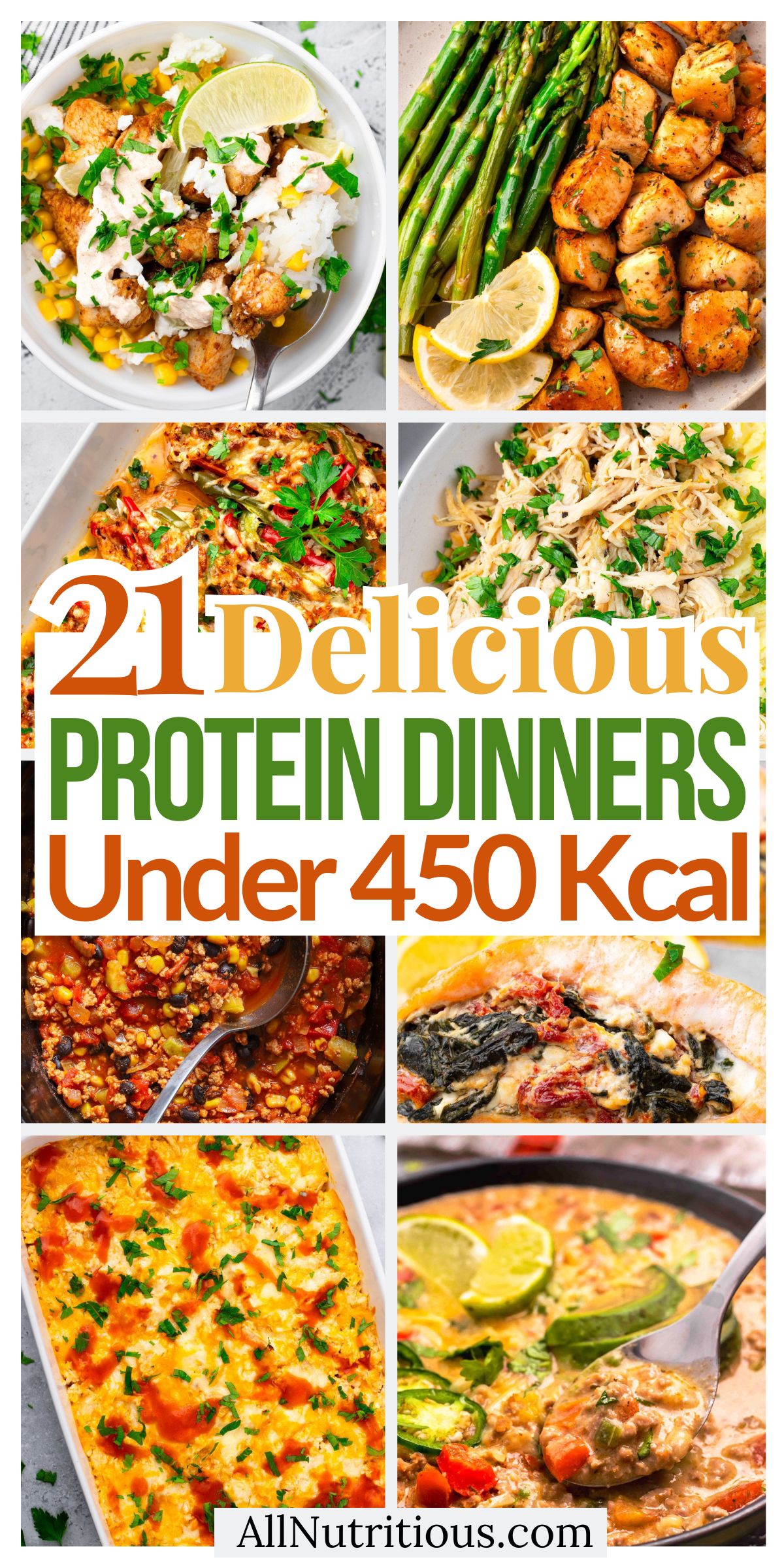 21 High Protein Dinners Under 450 Kcal