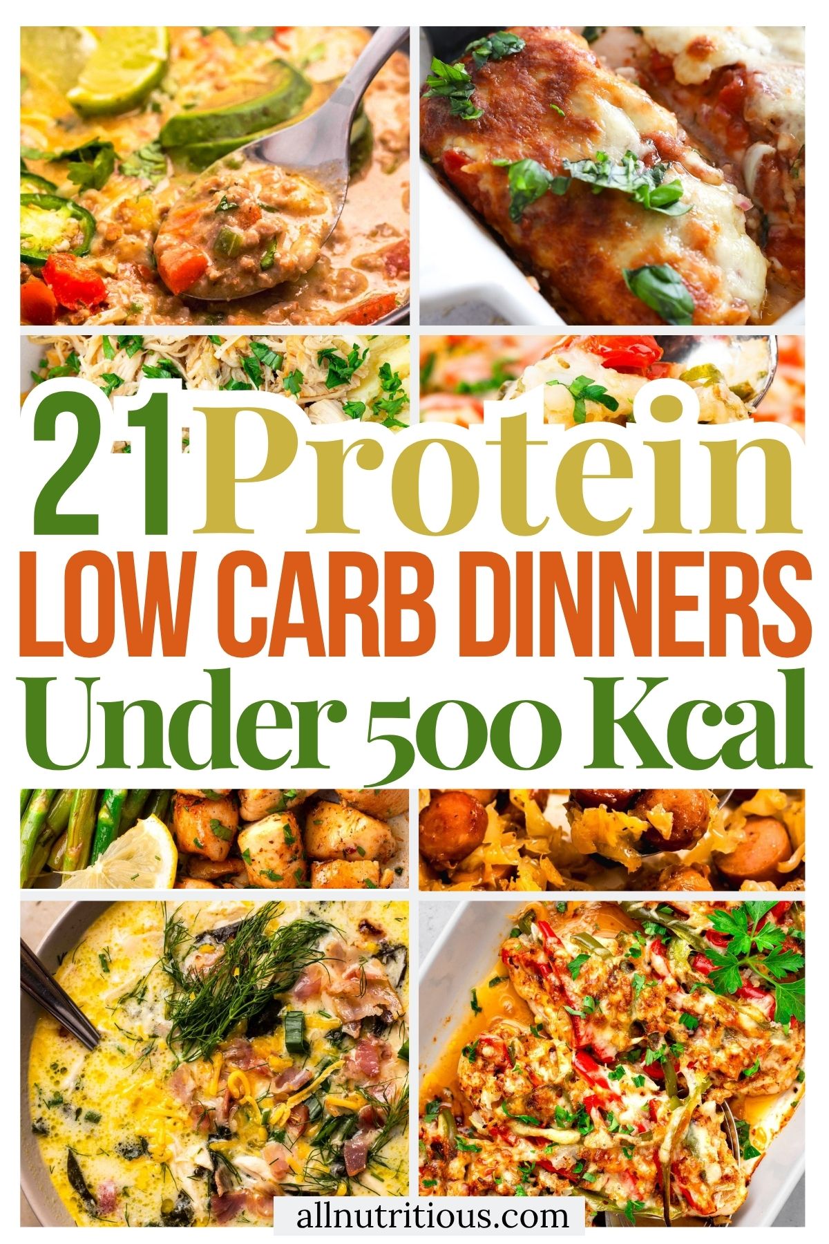 21 High Protein Low Carb Dinners Under 500 Kcal