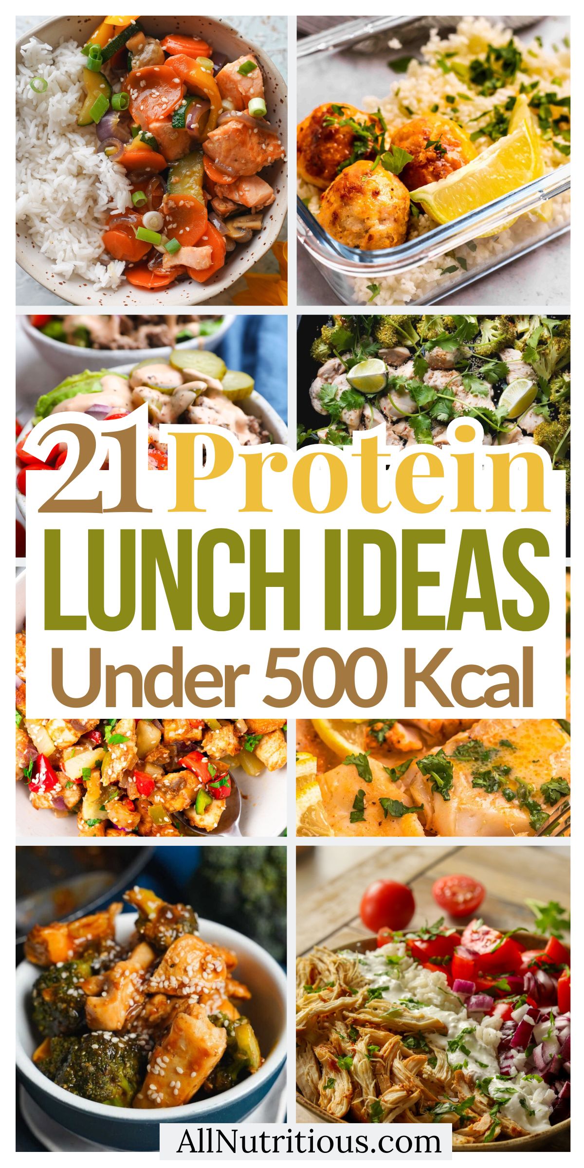 21 High Protein Lunch Ideas Under 500 Kcal