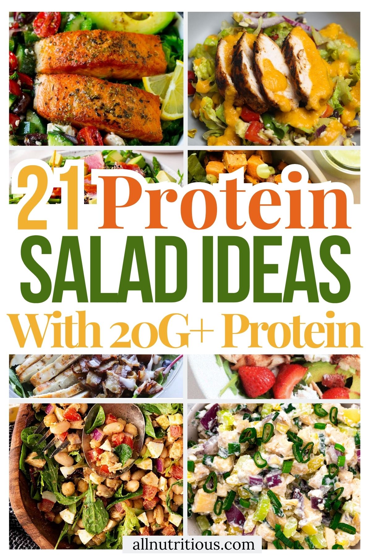 21 High Protein Salad Ideas With 20G+ Protein