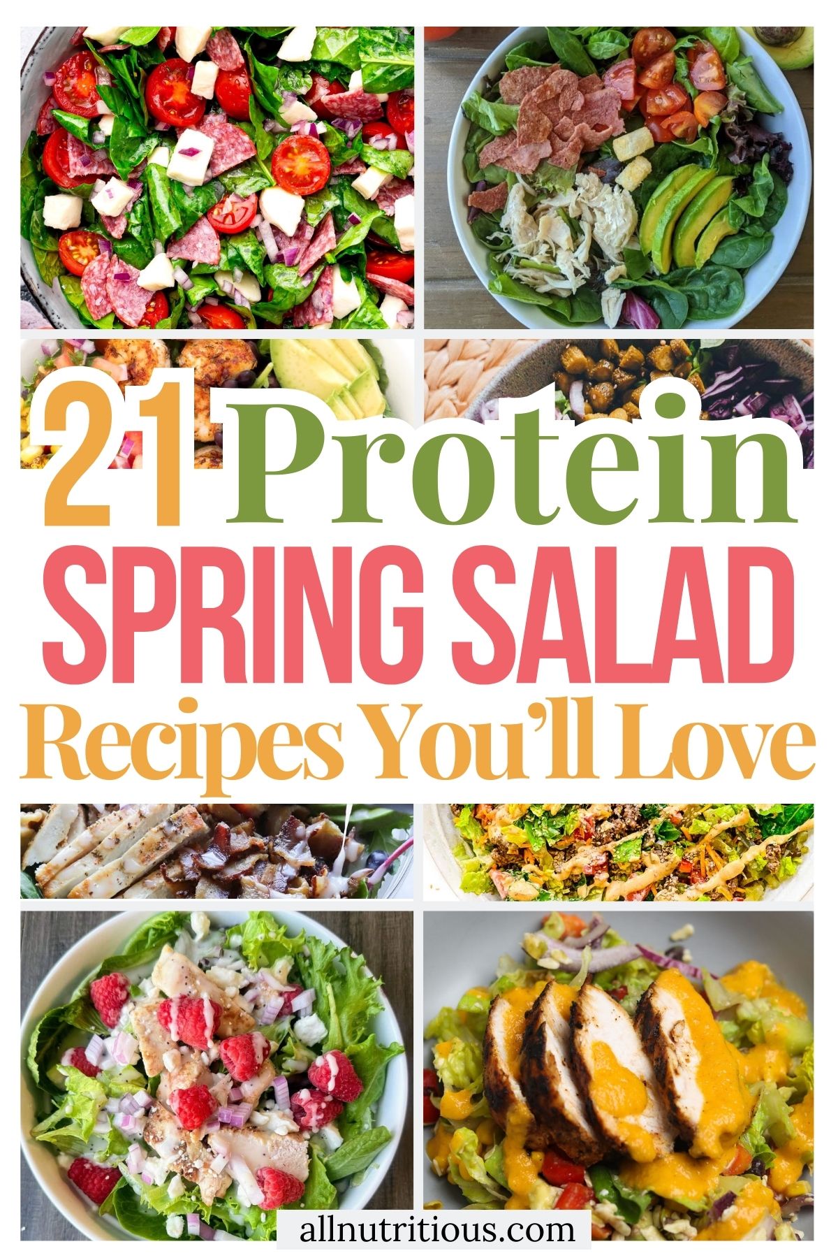 21 High Protein Spring Salad Recipes