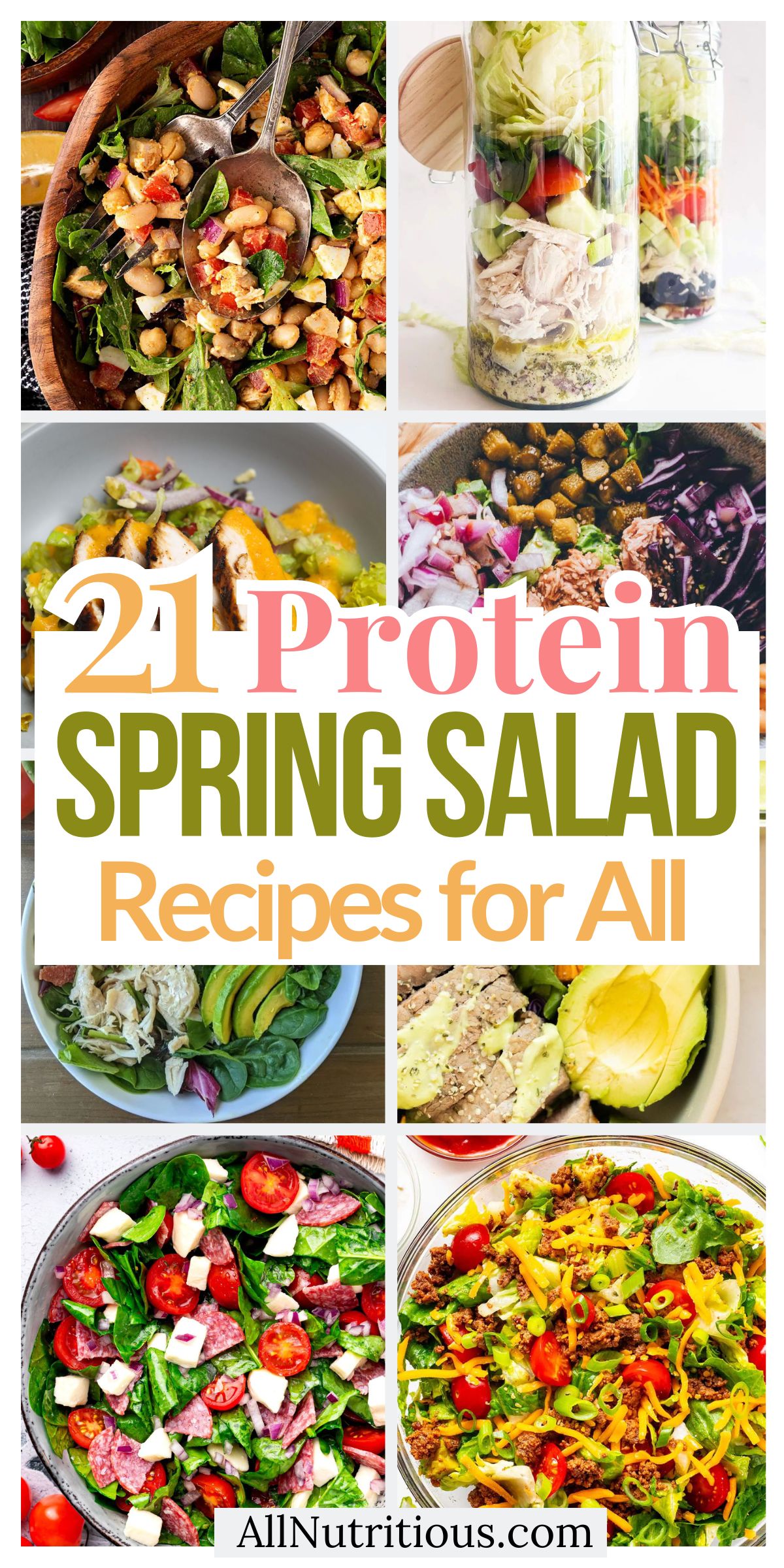 21 High Protein Spring Salad Recipes