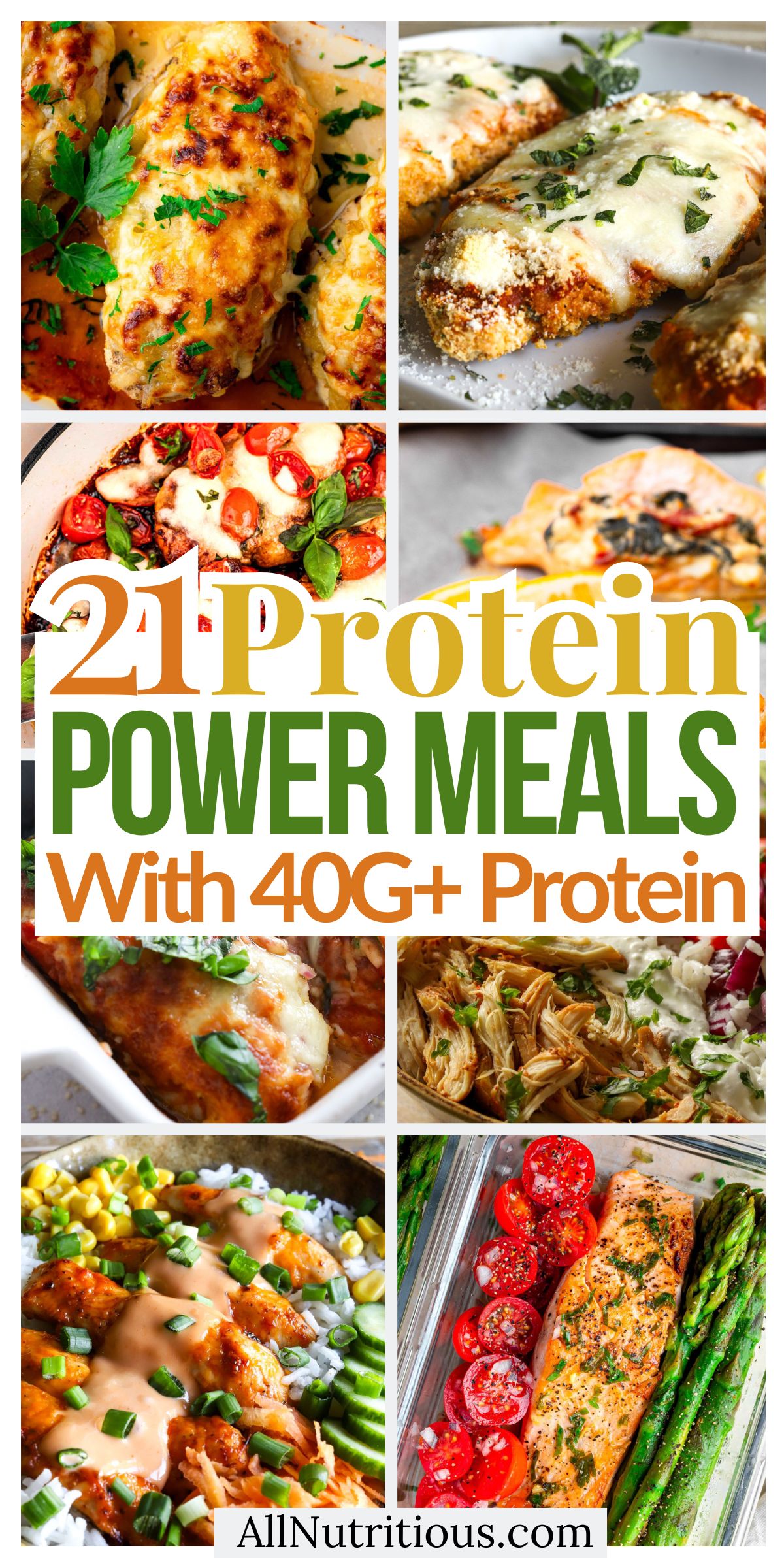 21 Protein Power Meals with 40G+ Protein