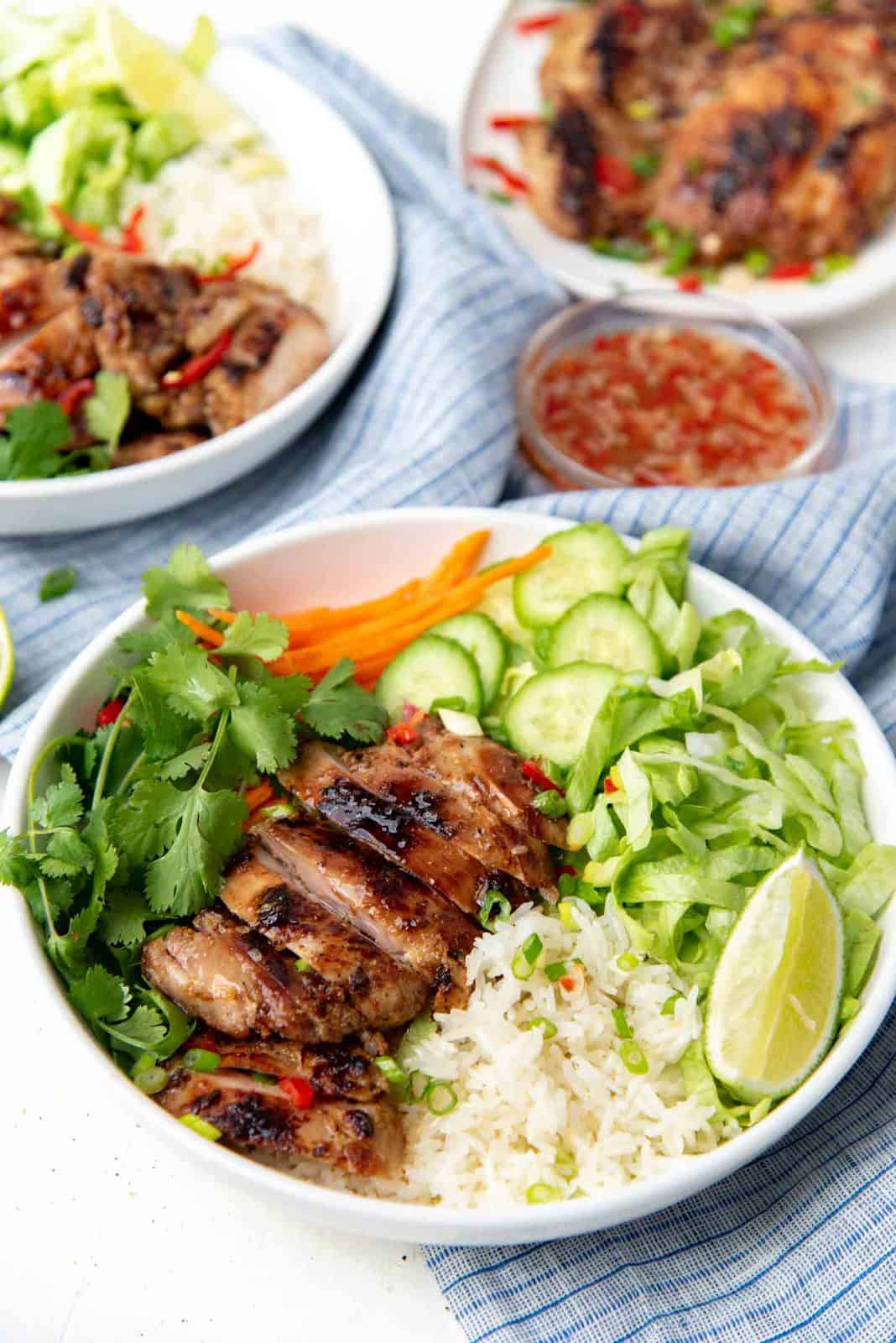 Lemongrass Chicken Bowls