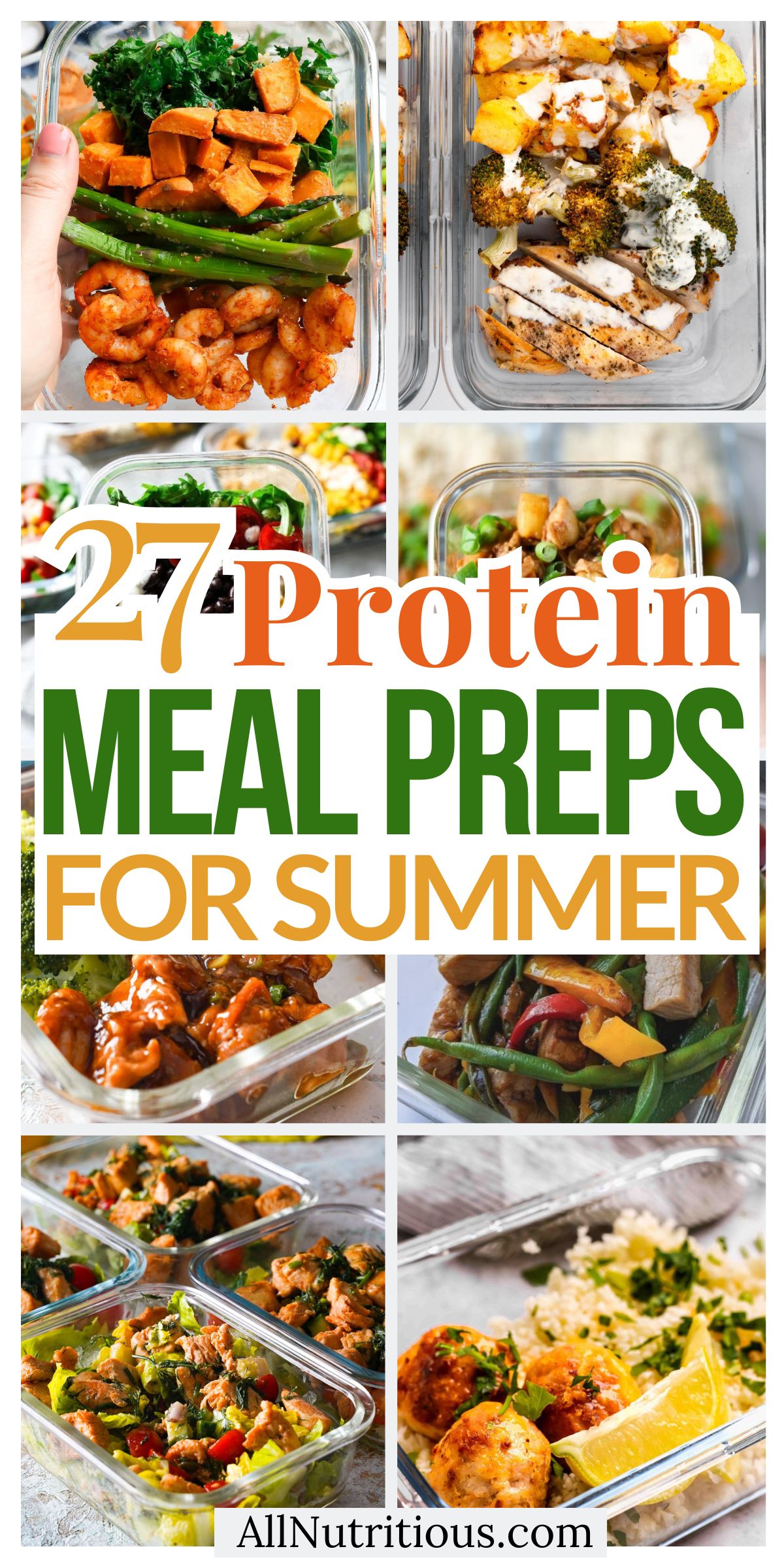 27 Summer High Protein Meal Preps for Work
