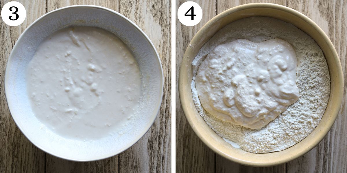 Delectable Lemon Raspberry Cottage Cheese Scones Steps 3-4