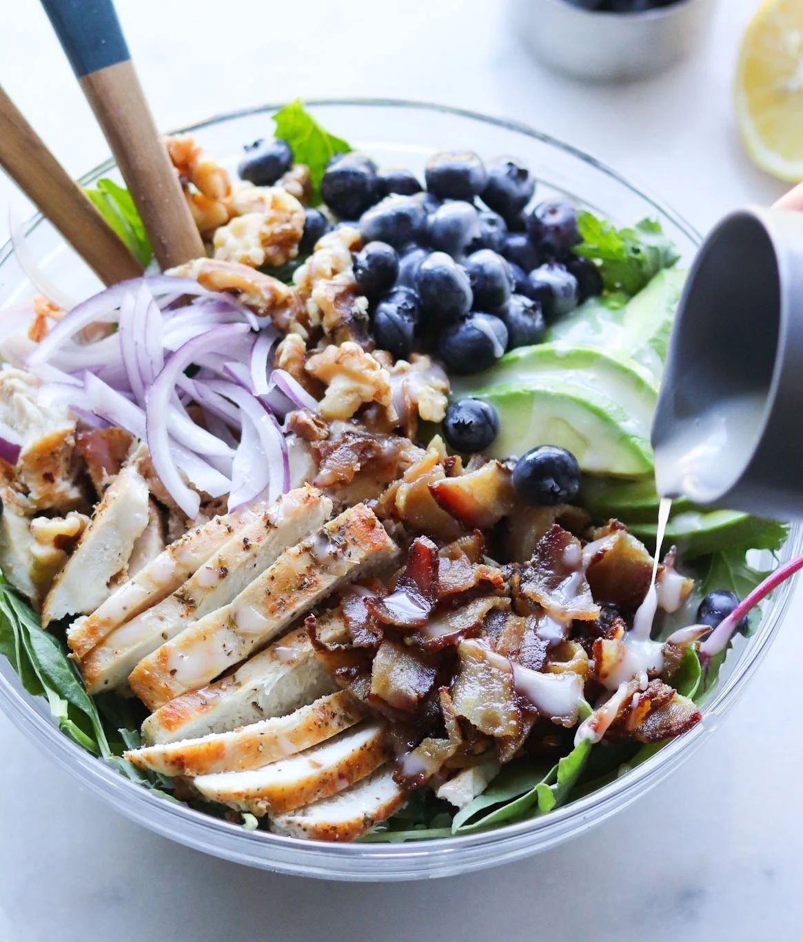 Grilled Chicken Bacon Salad