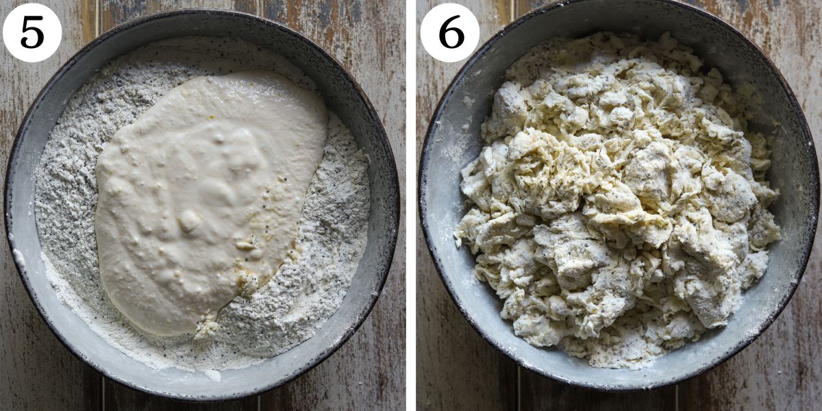 Healthy Lemon Poppy Seed Cottage Cheese Scones Steps 5-6