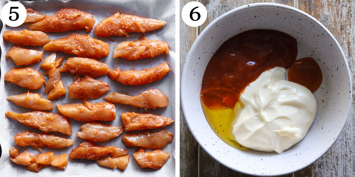 Tasty Bang Bang Chicken Bowls Steps 5-6