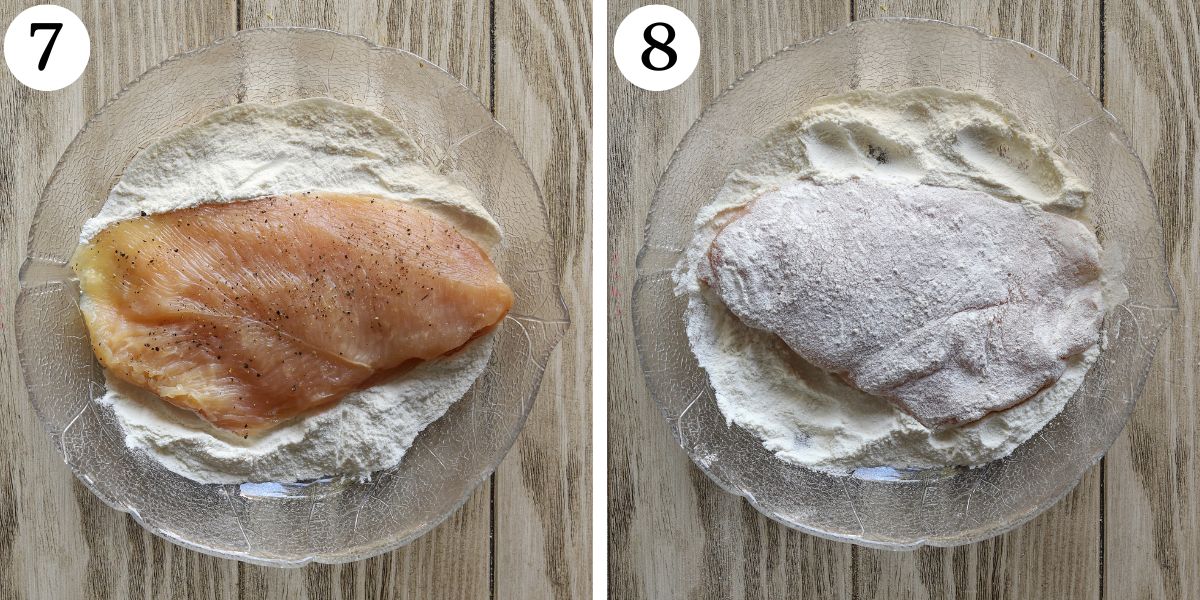 Tasty Baked Chicken Parmesan Steps 7-8