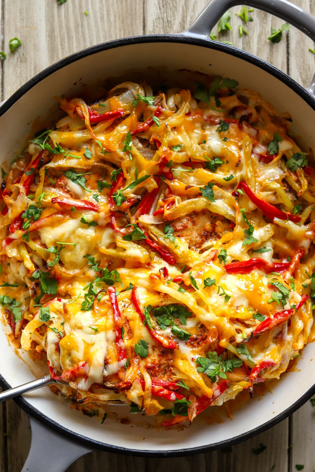 Yummy Chicken Fajita Bake