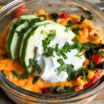 Cottage Cheese Chicken Enchilada Bowls