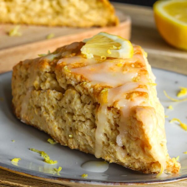 Lemon Ginger Cottage Cheese Scones