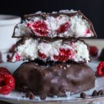 Raspberry Cottage Cheese Chocolate Clusters