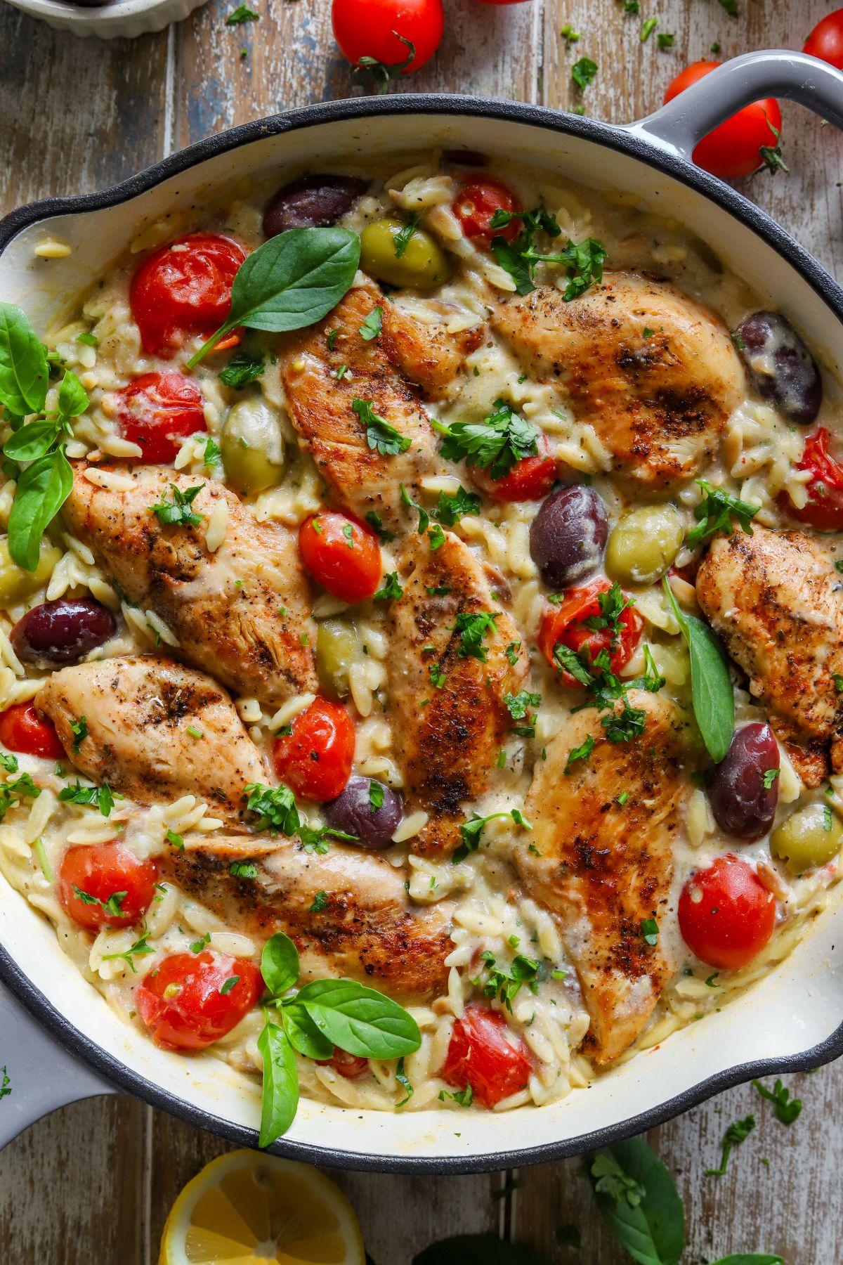 Greek Chicken Orzo