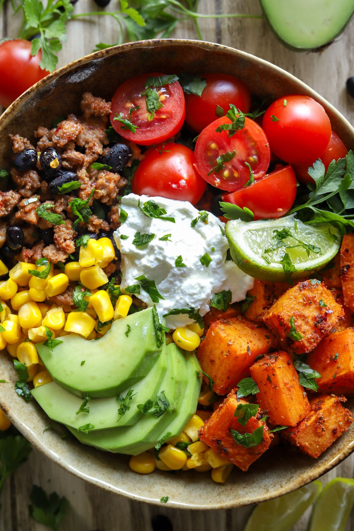 Sweet Potato Taco Bowls