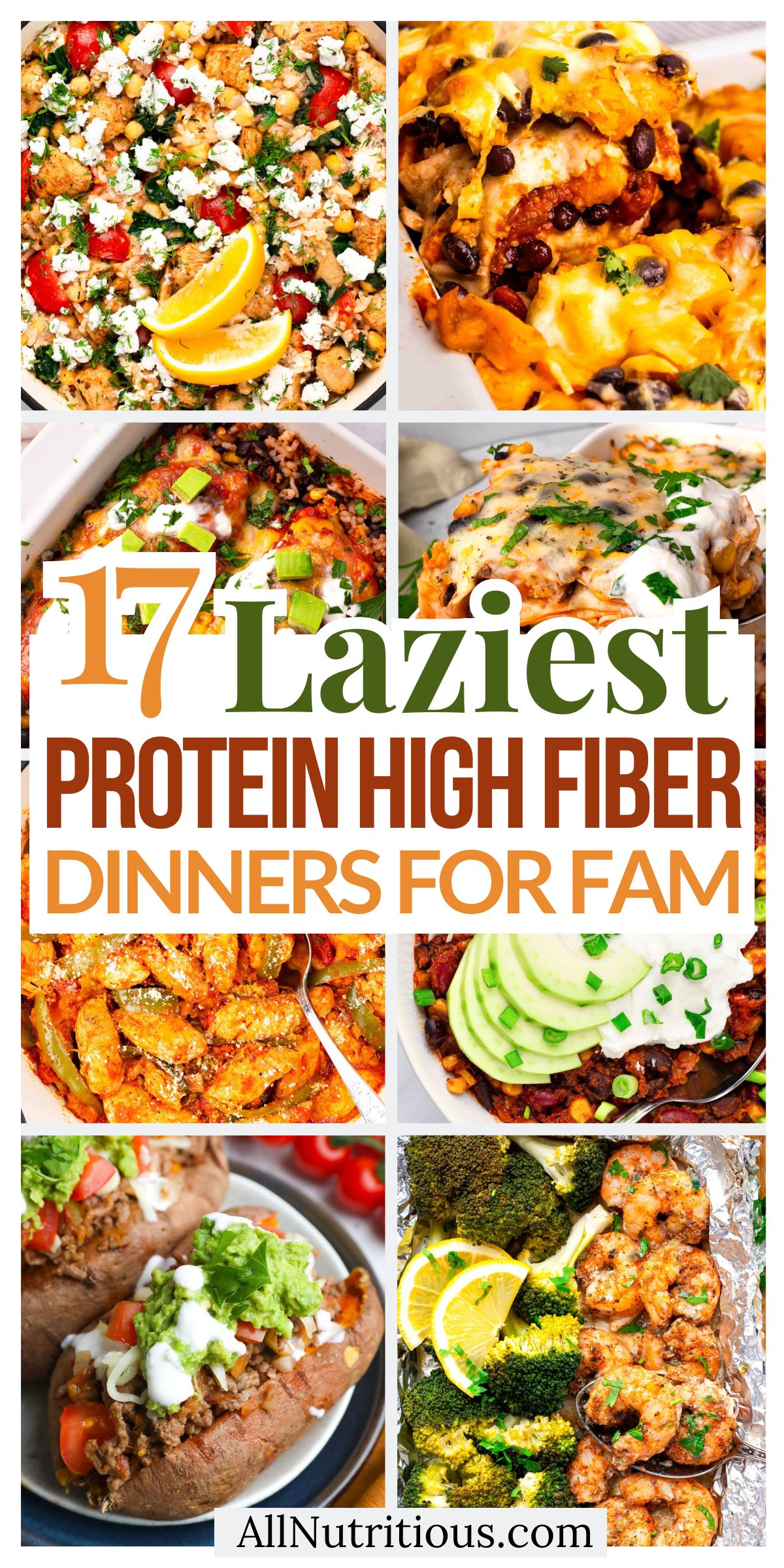 17 Lazy High Protein High Fiber Dinners