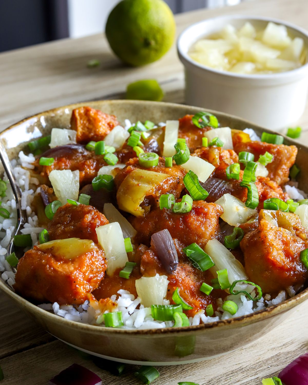 Healthy Crockpot Hawaiian Chicken