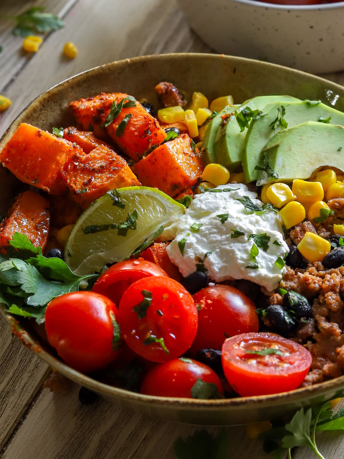 Healthy Sweet Potato Taco Bowls