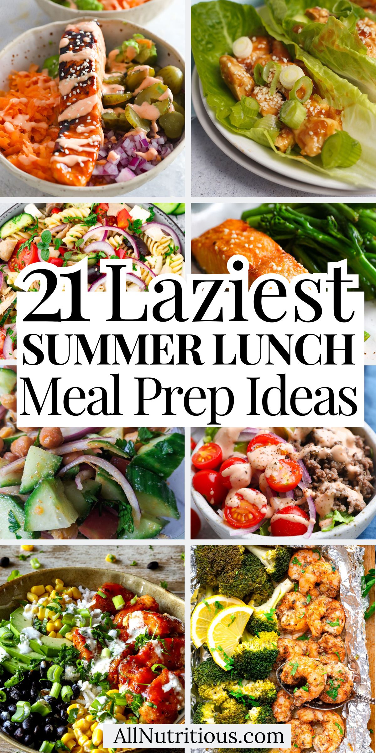 21 Lazy Summer Lunch Ideas Perfect for Meal Prep