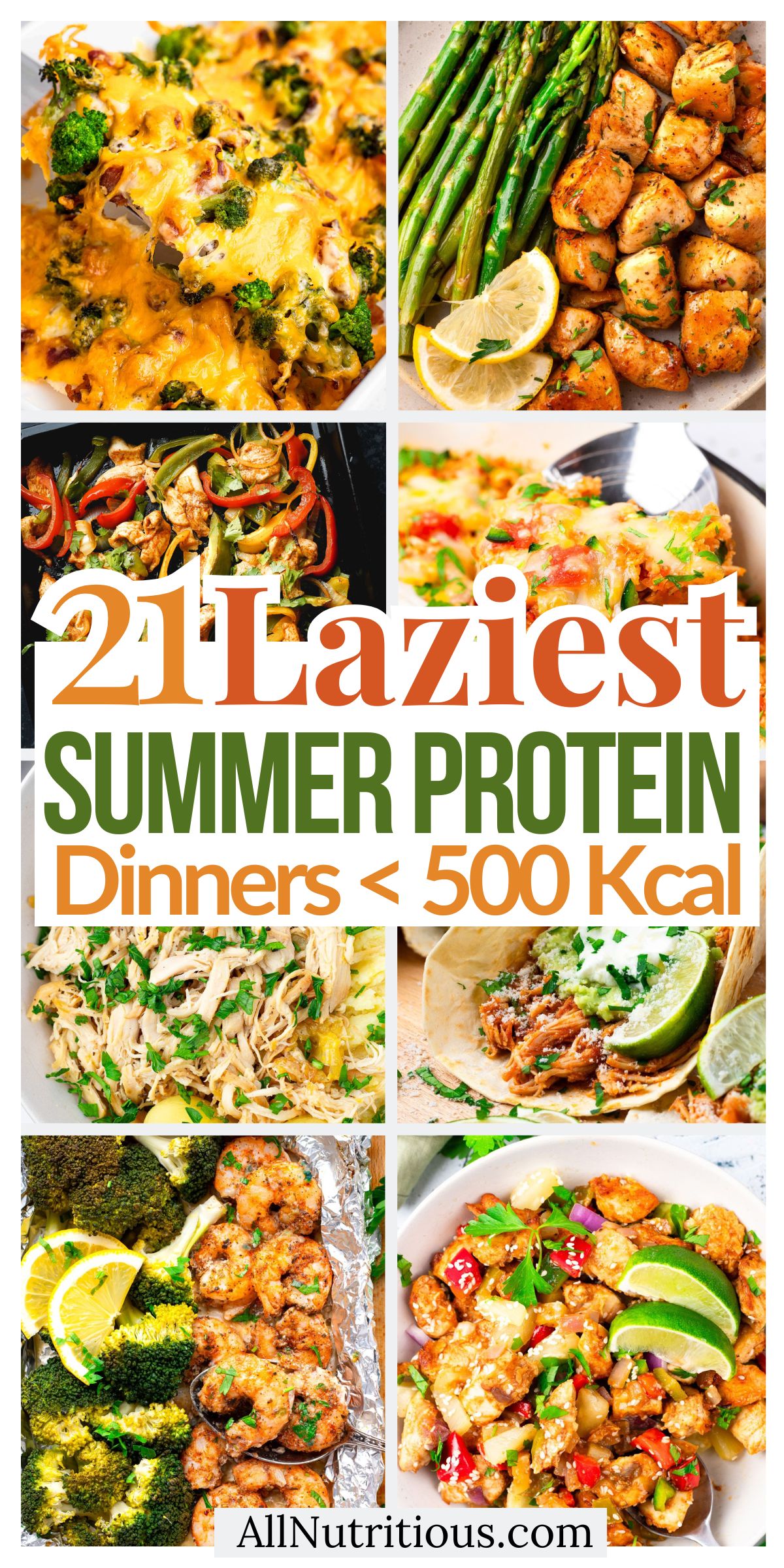 21 Lazy Summer Protein Dinners Under 500 Kcal