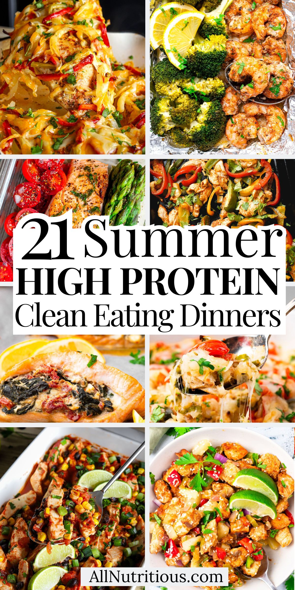 21 Summer High Protein Clean Eating Dinners