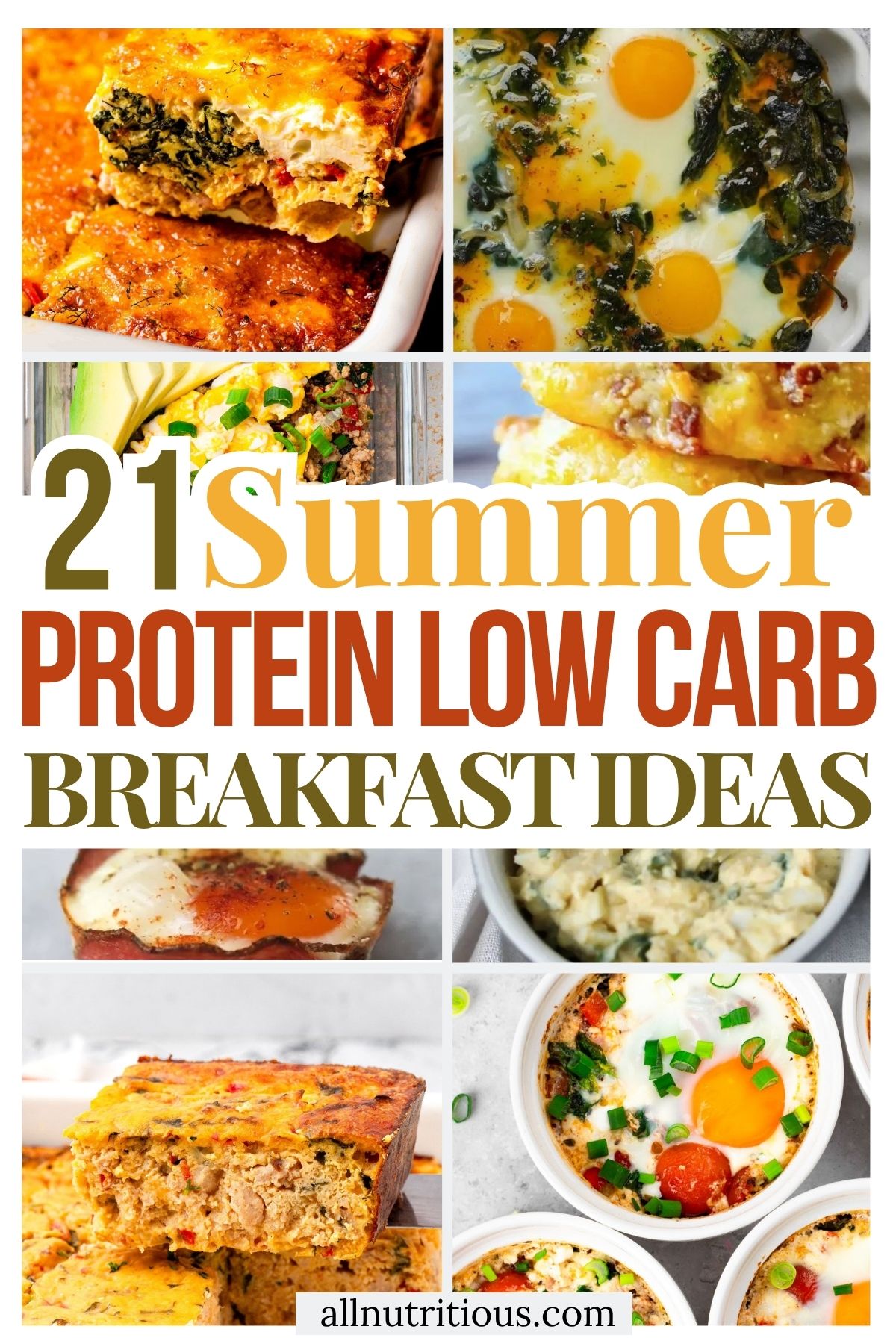 21 Summer High Protein Low Carb Breakfast Ideas