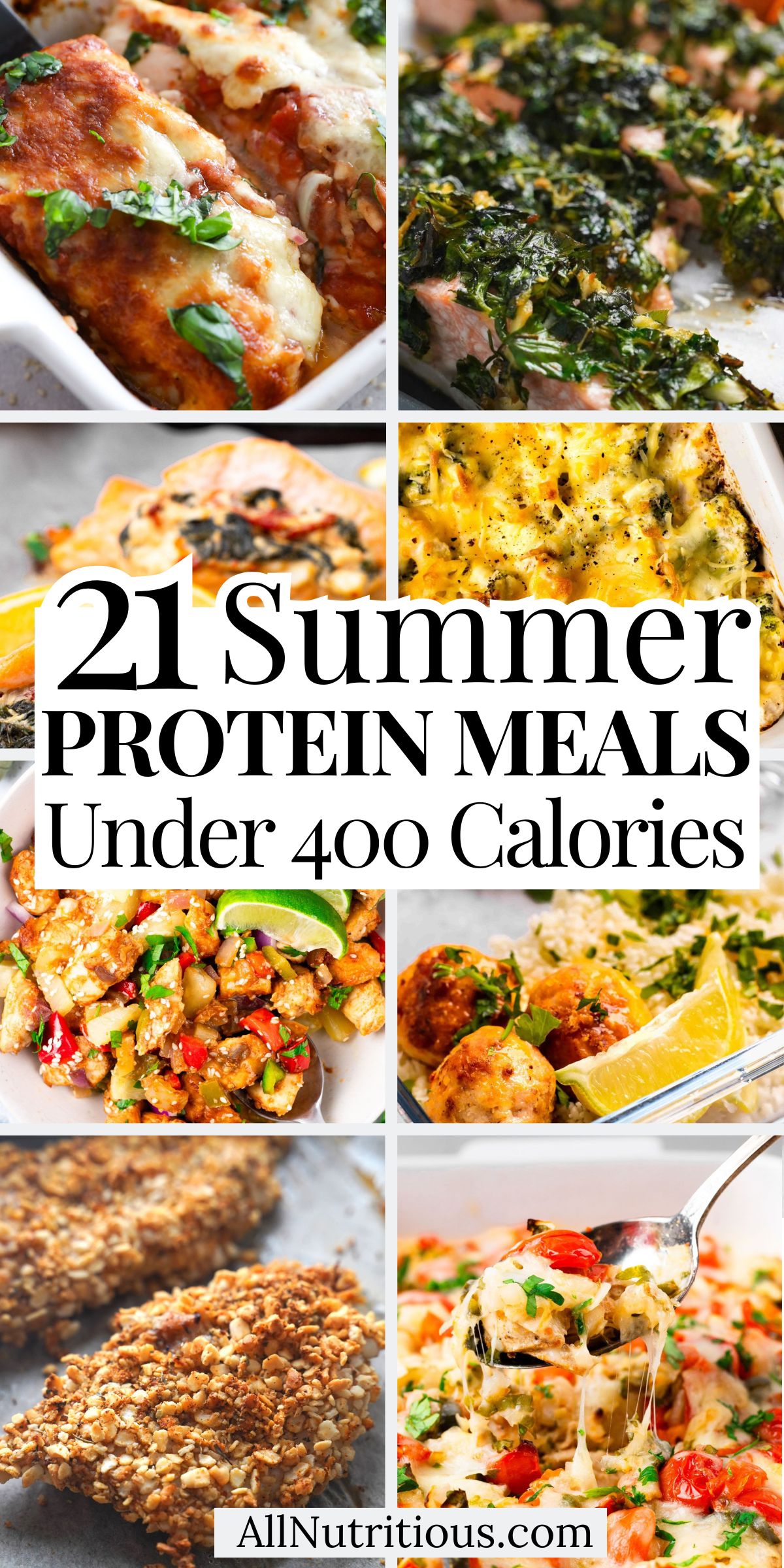 21 Summer High Protein Meals Under 400 Calories