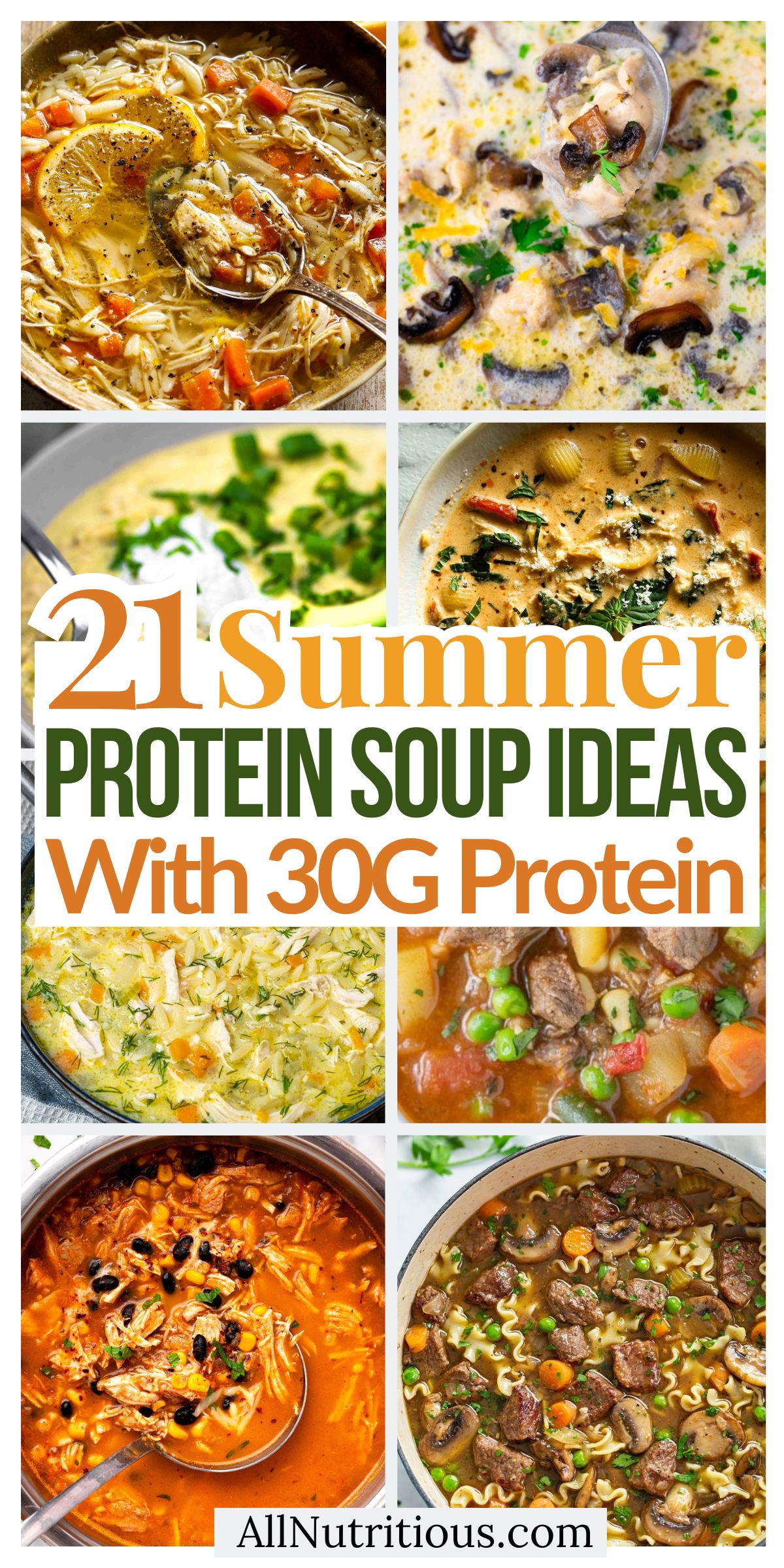 21 Summer High Protein Soup Ideas with 30G Protein