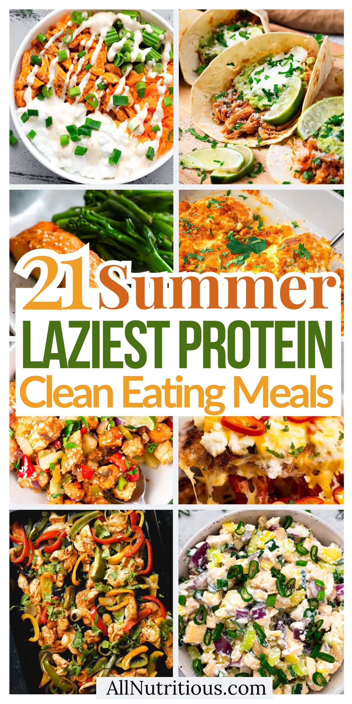 21 Summer Lazy High Protein Clean Eating Meals