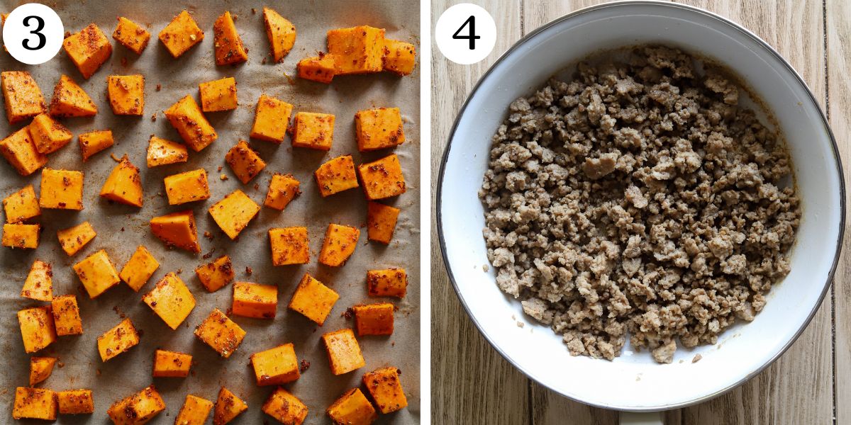 Nutritious Sweet Potato Taco Bowls Steps 3-4