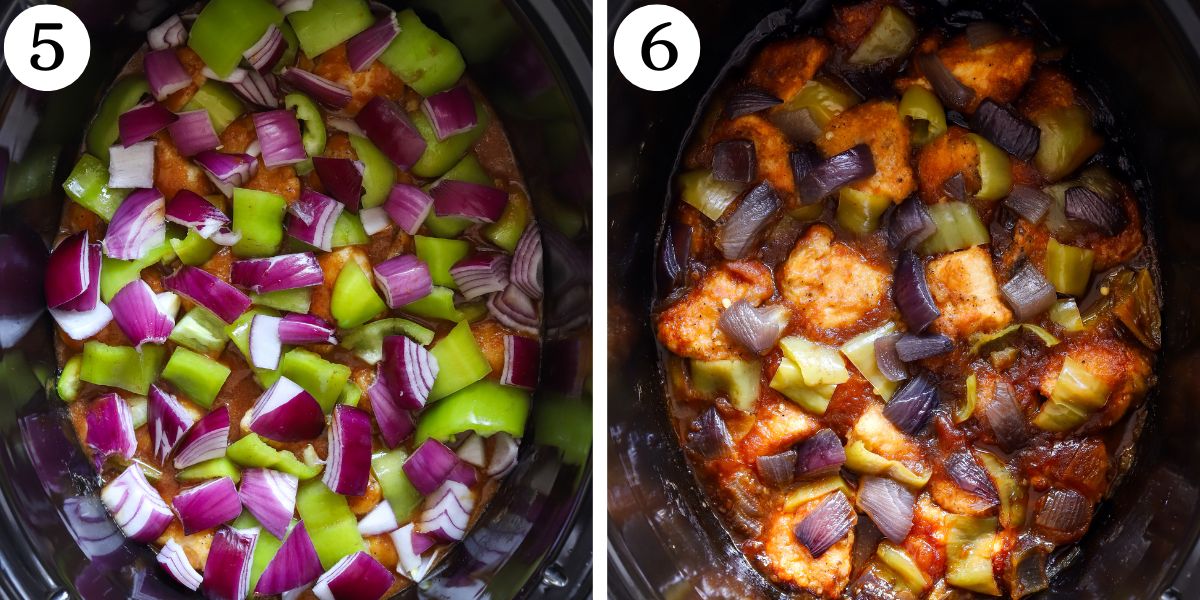 Easy Crockpot Hawaiian Chicken Steps 5-6