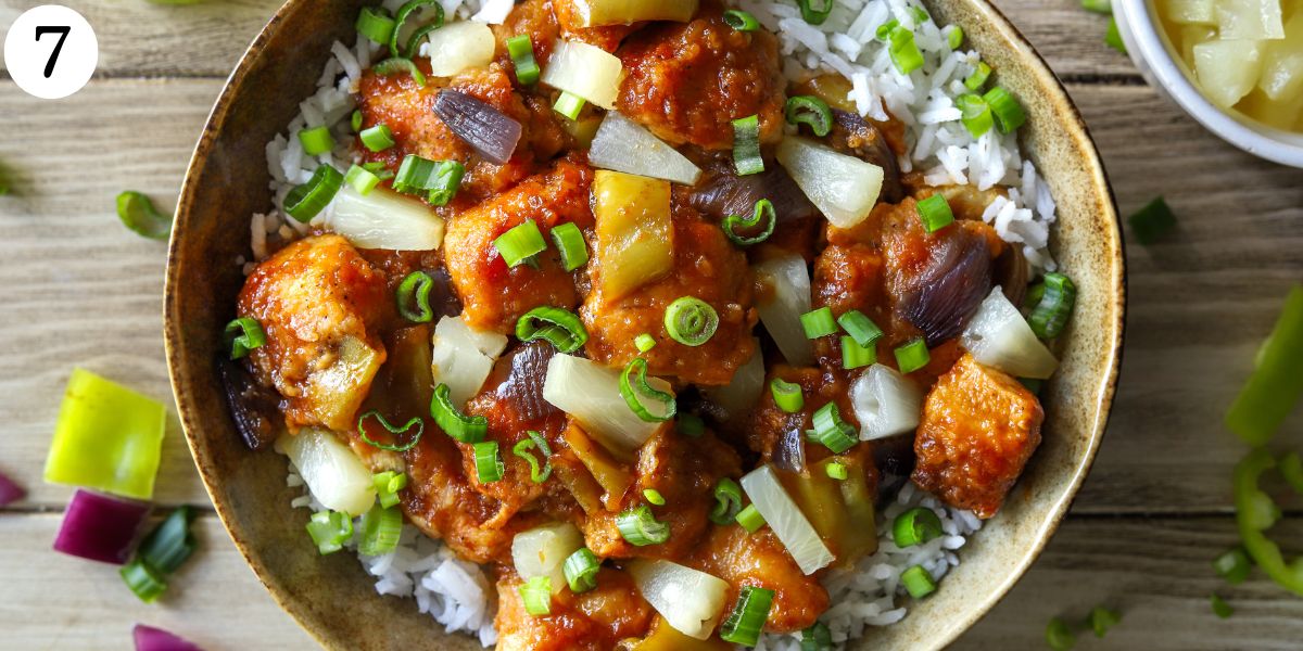 Mouthwatering Crockpot Hawaiian Chicken Step 7