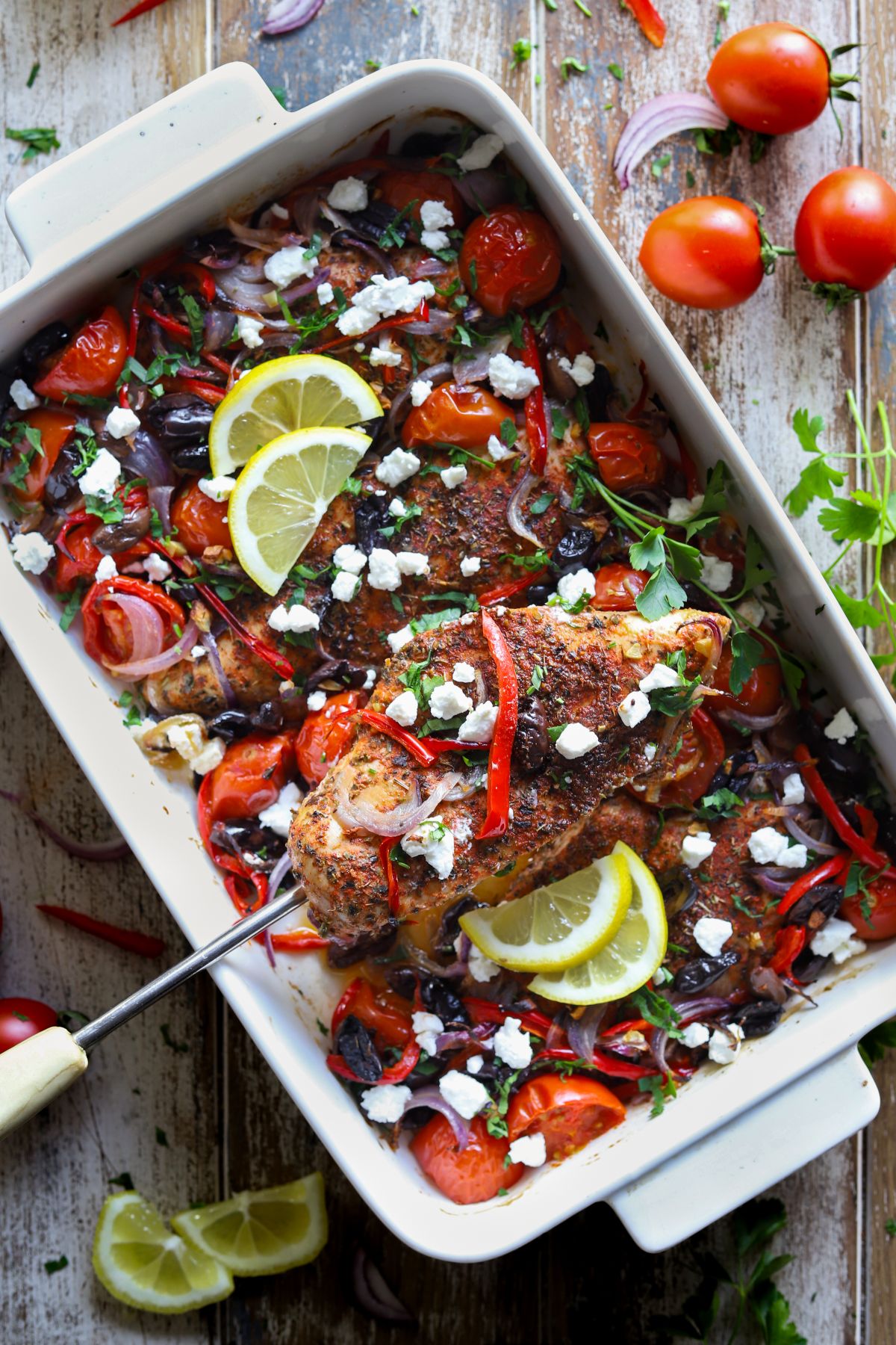 Nutritious Mediterranean Chicken Bake