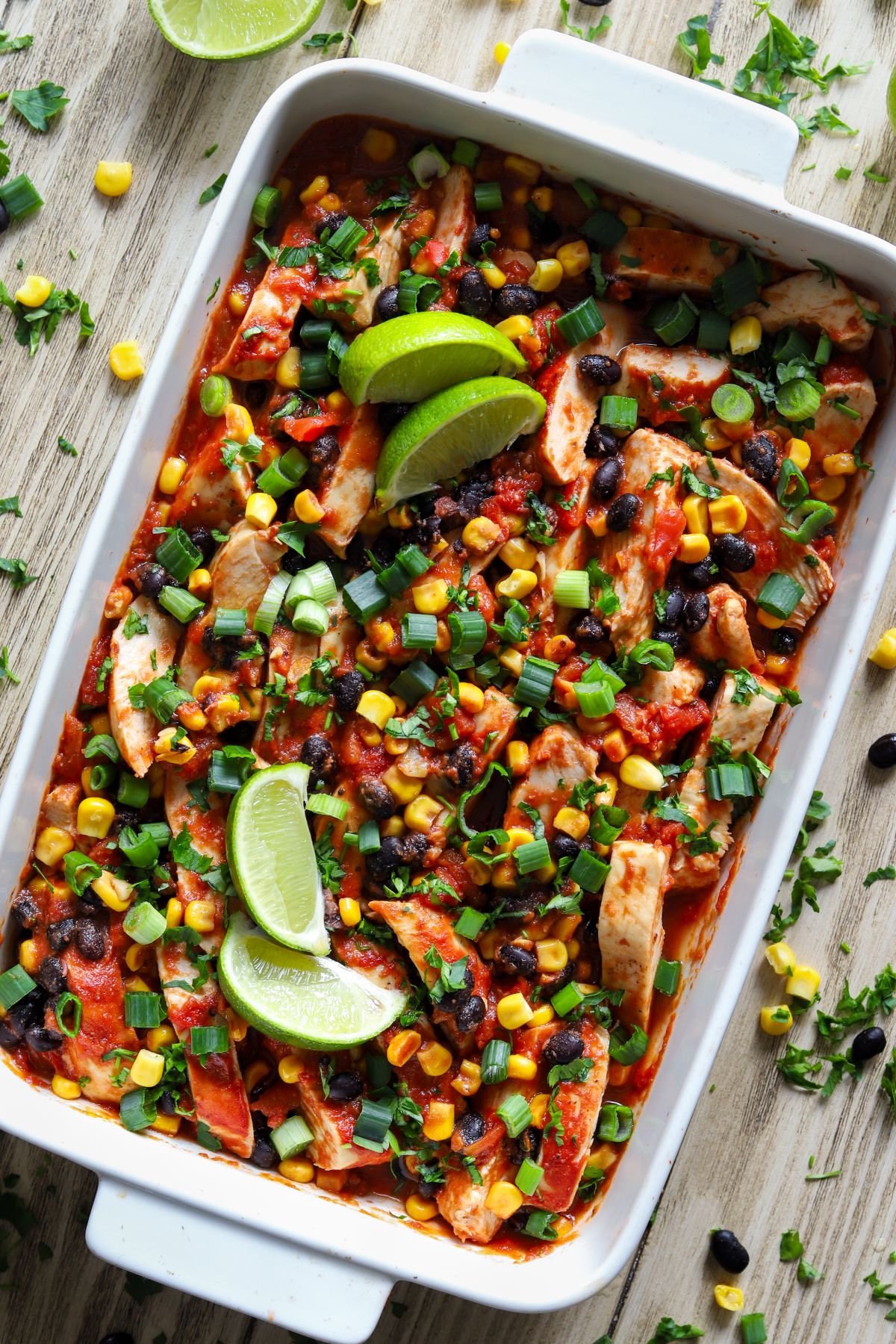 Yummy Salsa Chicken Bake