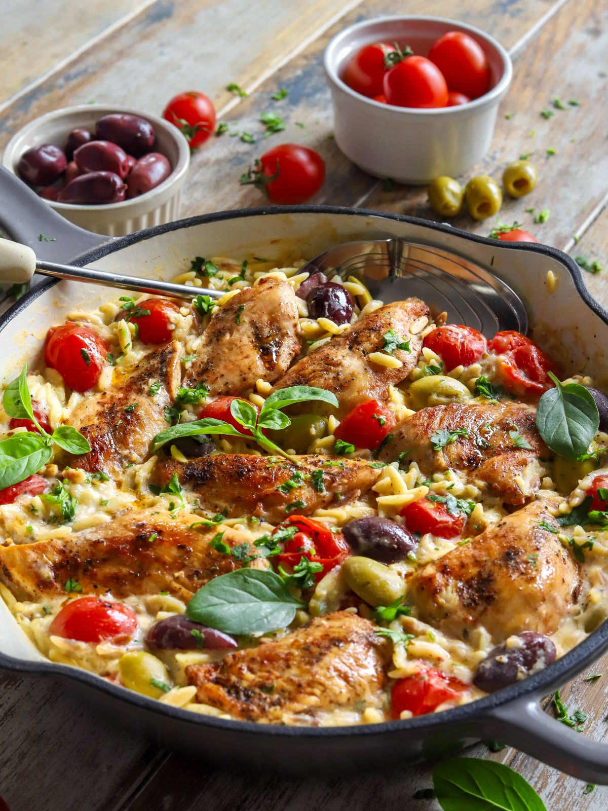 Nutritious Greek Chicken Orzo