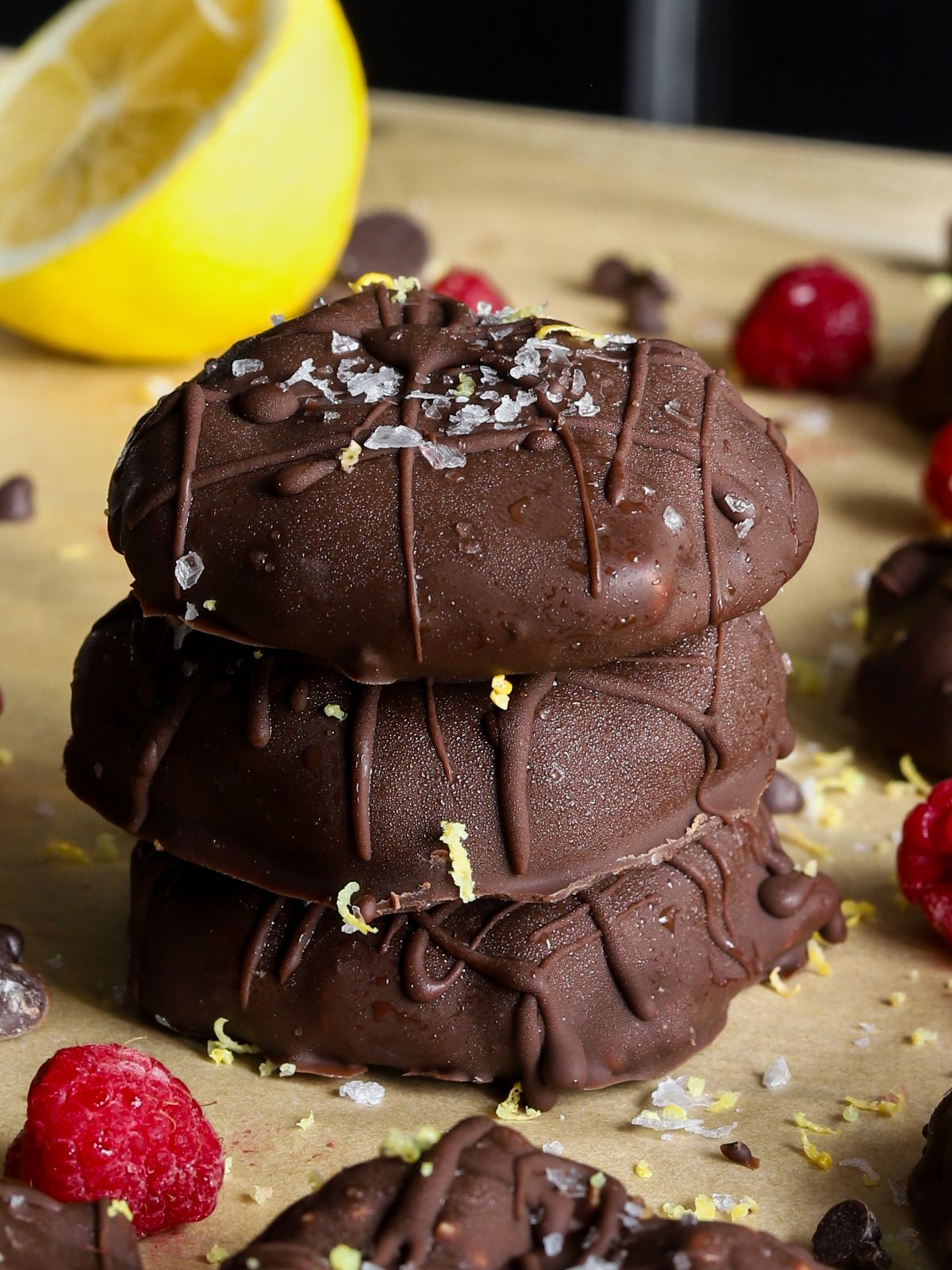 Nutritious Raspberry Lemon Cottage Cheese Chocolate Clusters