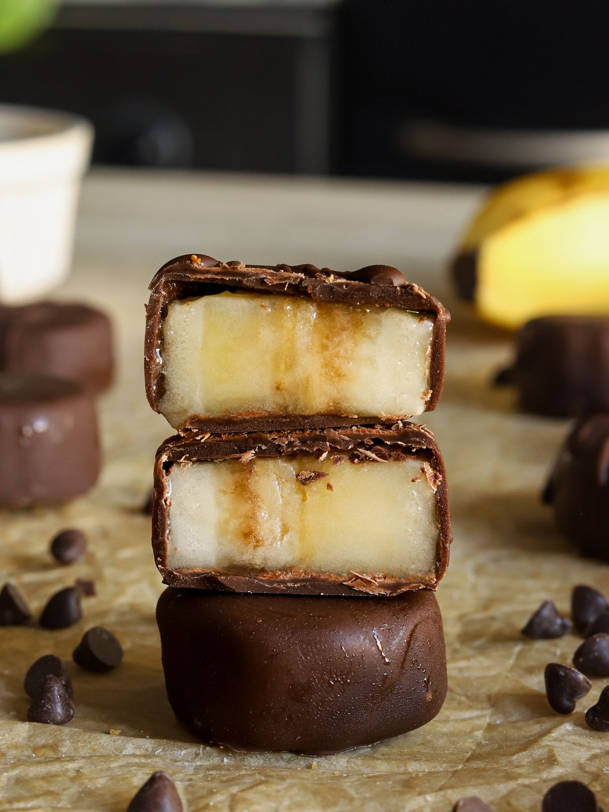 Chocolate Banana Slices