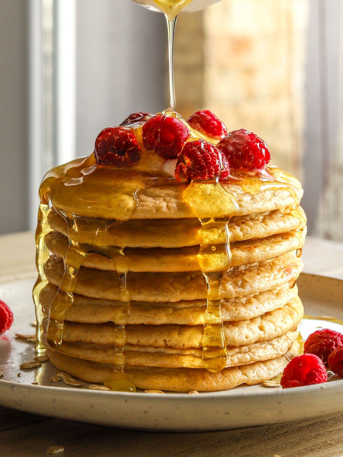 Cottage Cheese Oat Pancakes