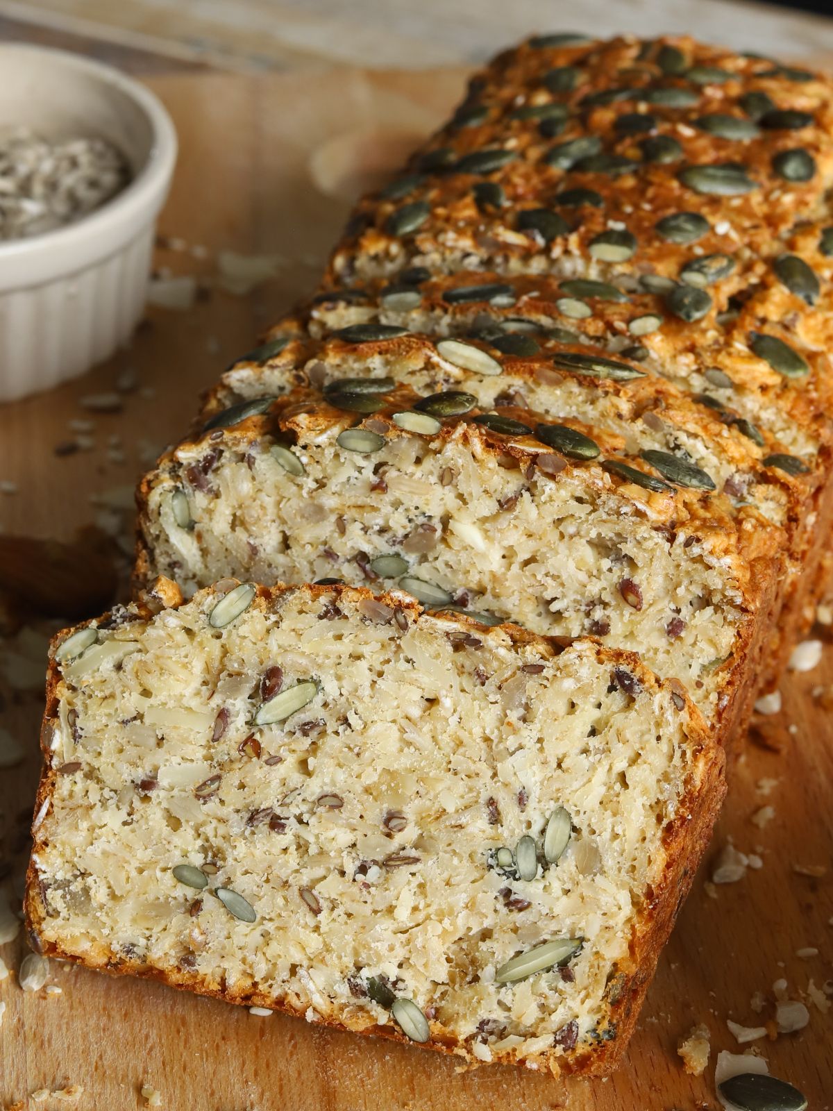 Greek Yogurt Bread with Seeds