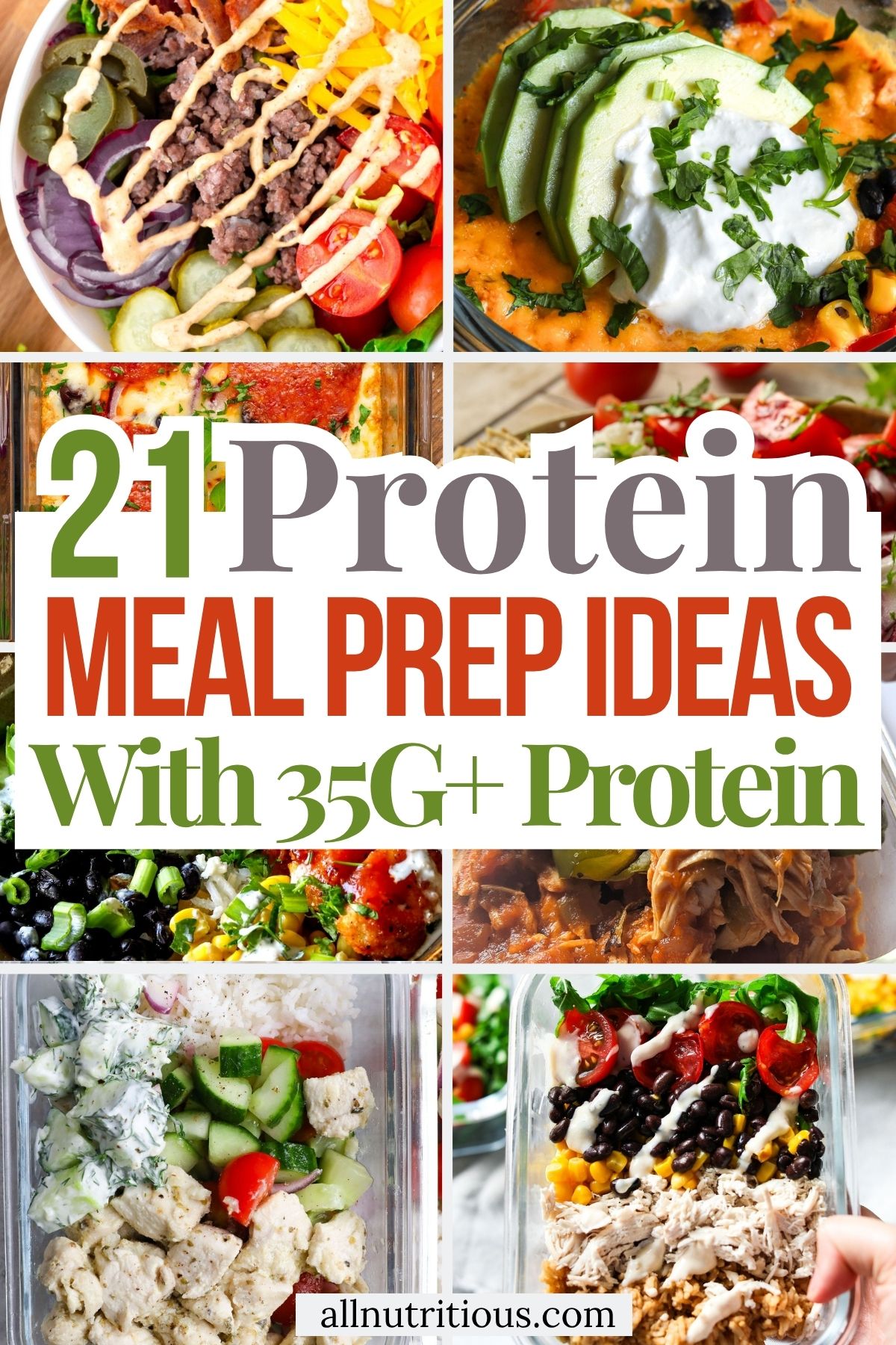 21 High Protein Meal Prep Ideas With 35G+ Protein