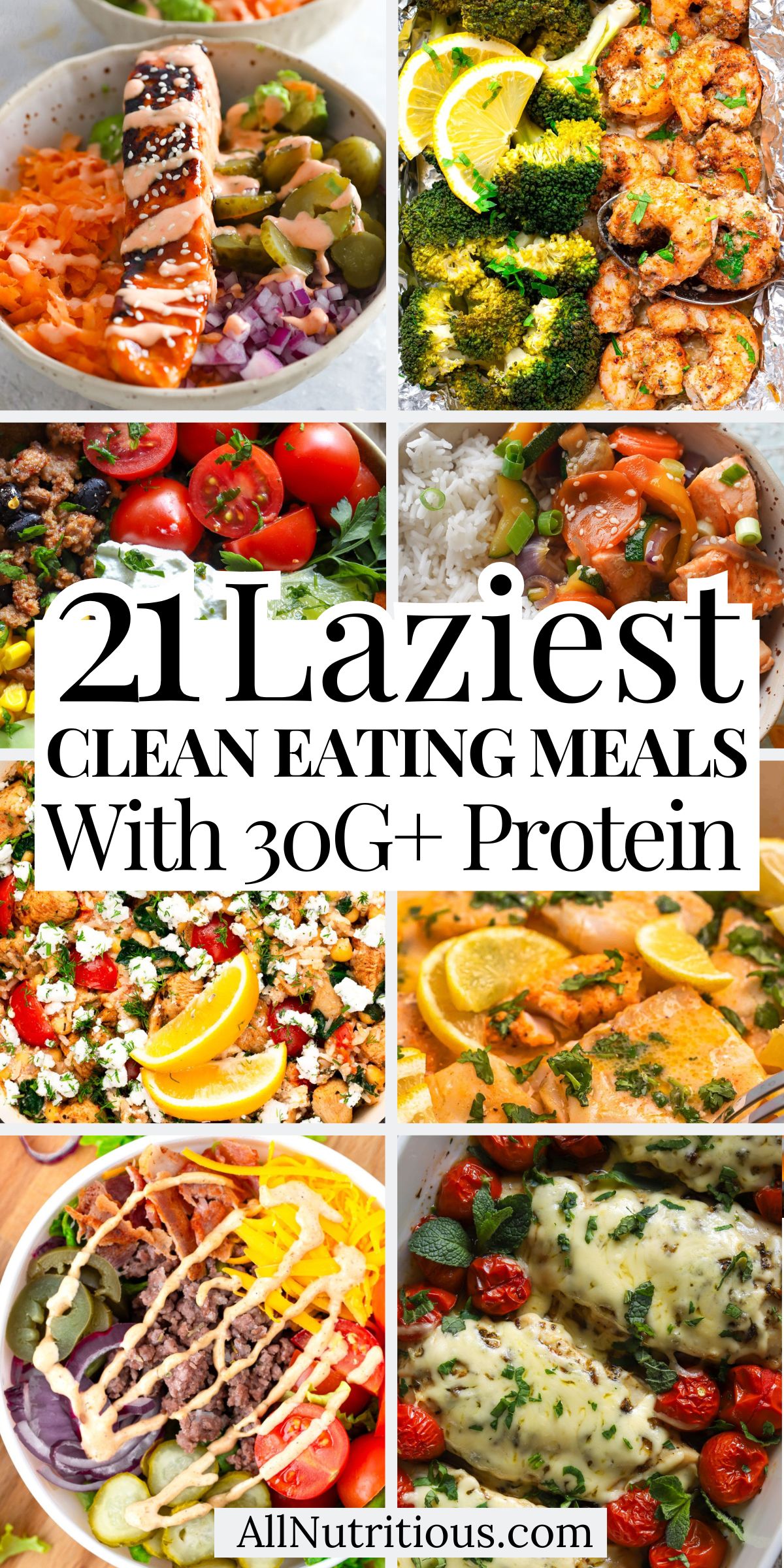 21 Lazy High Protein Clean Eating Meals With 30G+ Protein