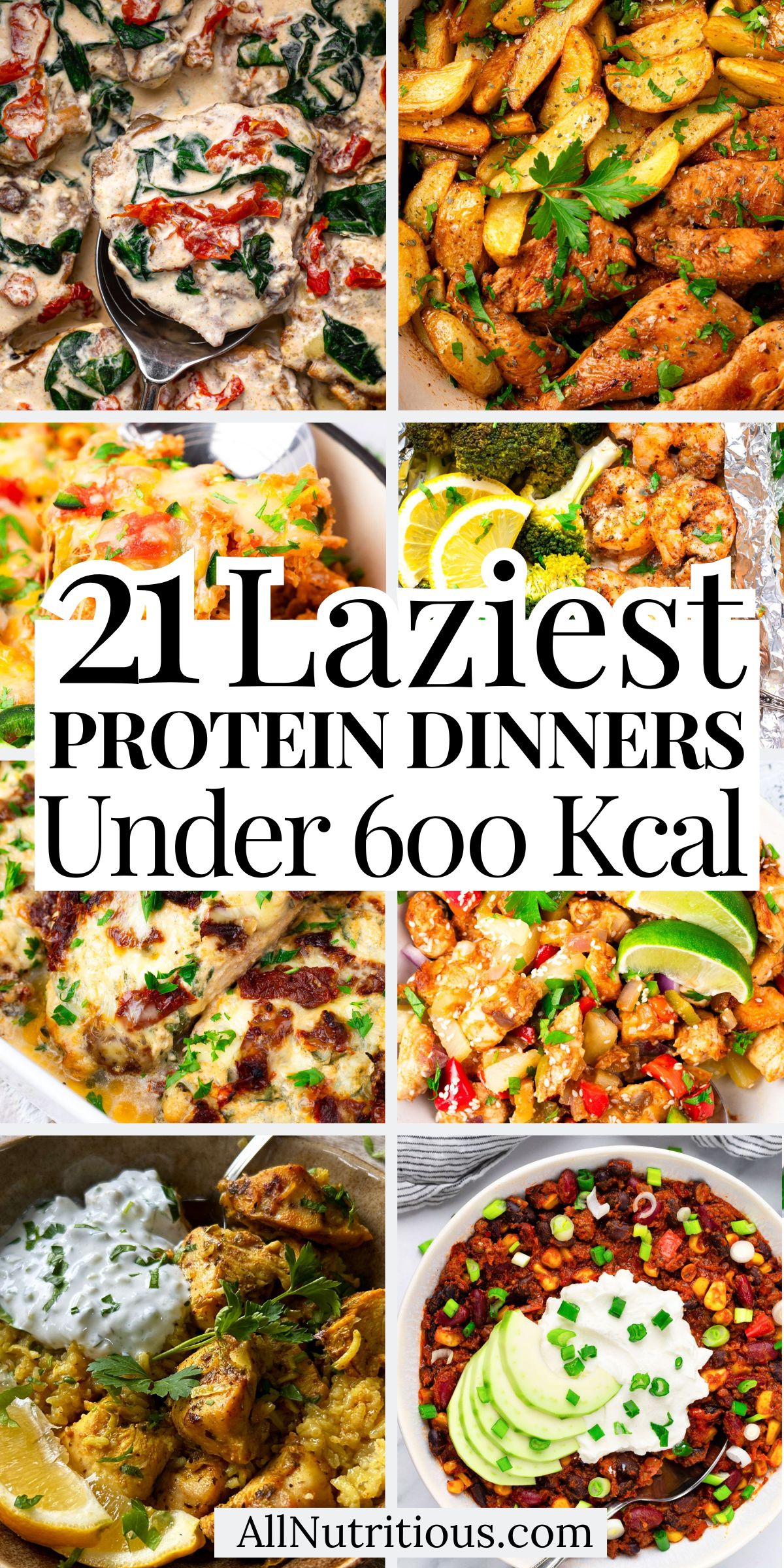 21 Lazy High Protein Dinners Under 600 kcal