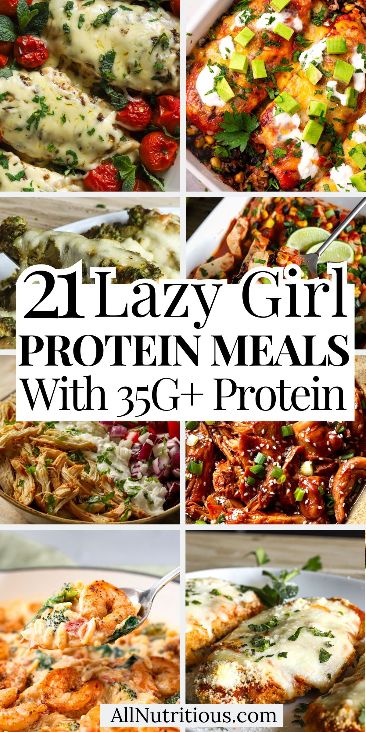 21 Lazy High Protein Meals With 35G+ Protein