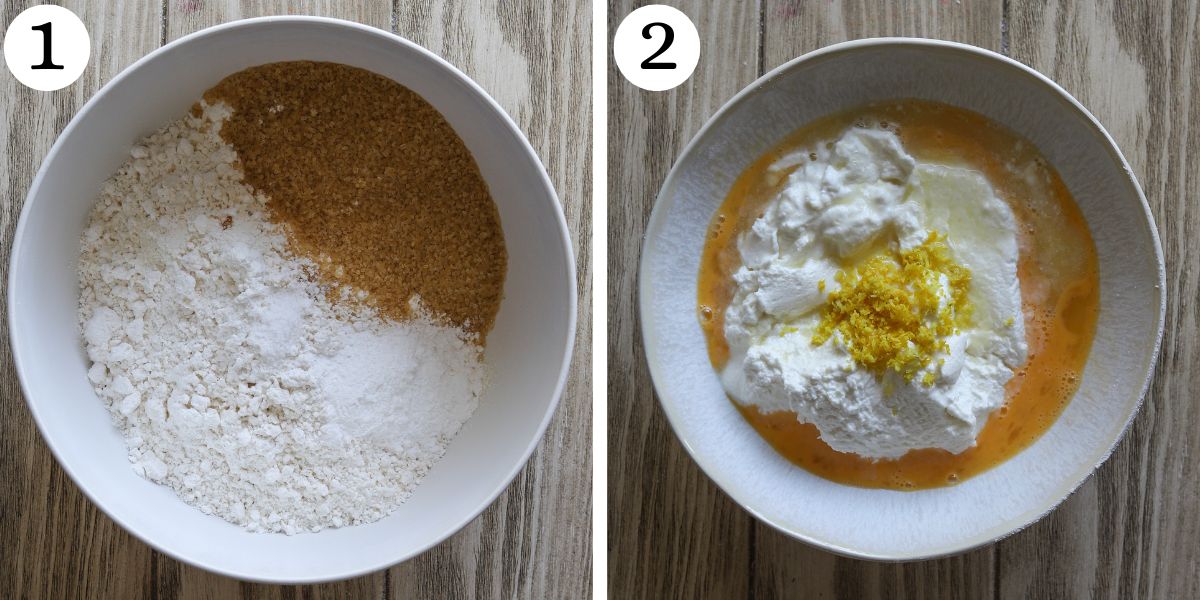 Satisfying Lemon Cottage Cheese Scones Steps 1-2