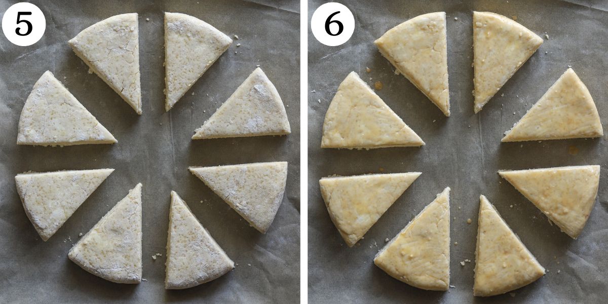Yummy Lemon Cottage Cheese Scones Steps 5-6