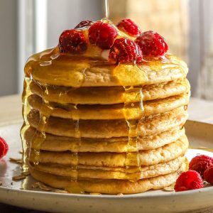 Cottage Cheese Oat Pancakes