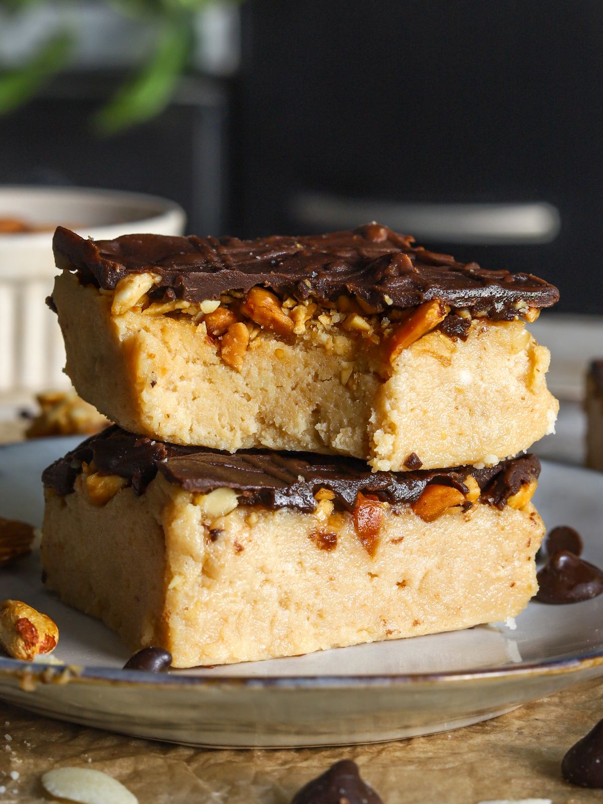 Tasty Cottage Cheese Snicker Squares