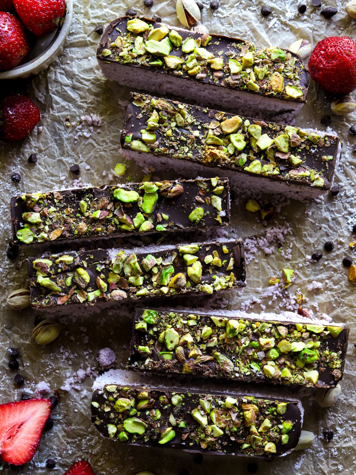 Yummy Strawberry Coconut Bars