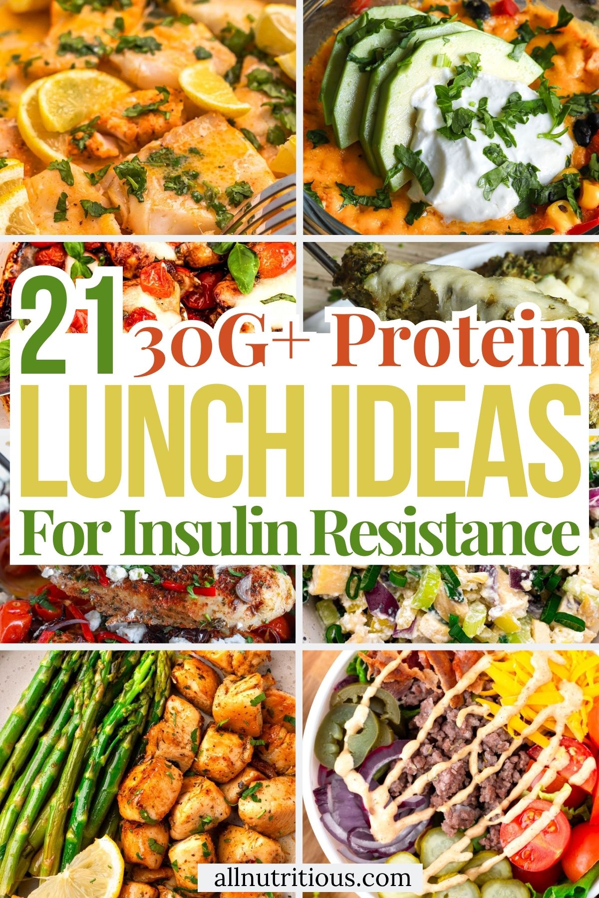 21 Protein Lunch Ideas for Insulin Resistance with 30G+ Protein